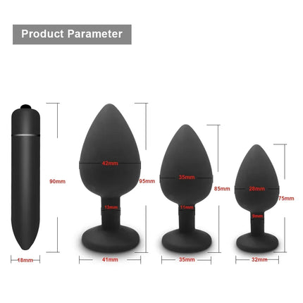 Soft Silicone Anal Butt Plug Unisex Sex Toys Men Prostate Massager Adult Gay Ass Stuffed Anal Trainer Massager for Couples