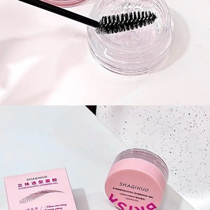Three-dimensional Eyebrow Shaping Soap Eyebrow Gel Texture Creates Natural Eyebrows Styling Cream Waterproof Quick-Dry Makeup