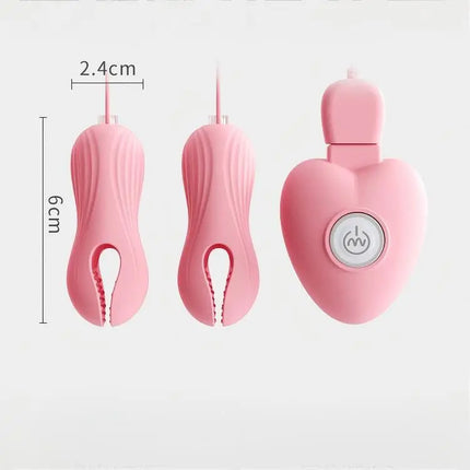 Nipple Vibrator Clamp for Women Breast Massage Nipple Clamp Enhancer Nipple Stimulator Sex Toys Couples Female Adult Supplies