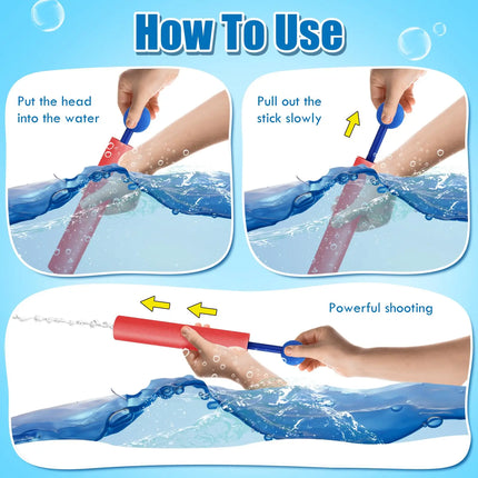 6/12Pcs Water Gun for Kids Super Water Blaster Soaker Gun Foam Squirt Guns Swimming Pool Summer Outdoor Toys Beach Party Games