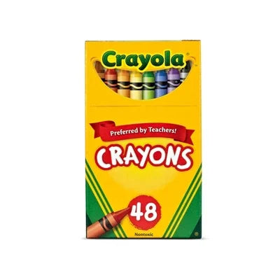 48ct Crayons Art Classroom Must Haves for Teachers Kids School Supplies Teacher Appreciation Gift