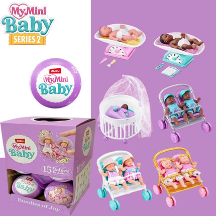 Zuru Surprise Doll Surprise Series2 My Mini Baby Collectible Mystery Capsule 5 Mystery Toys Collectibles Miniature Novelty Toys