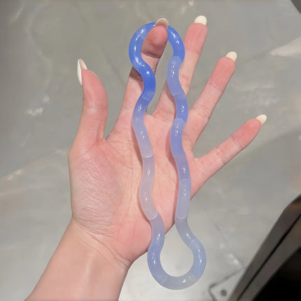Gradient Silicone Bendable Snake Fidget Toy Stretchable Sensory Stress Relief Toys for Adults Decompression Anxiety Relief
