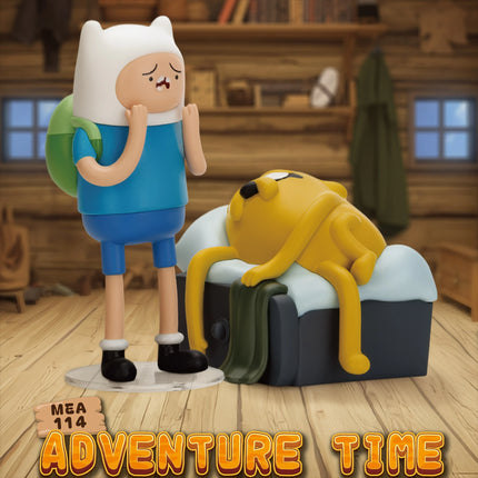 Beast Kingdom MEA Adventure Time Finn Jake Ice King BMO Anime Action Figure Collectible Mini Figurine Desktop Decor Gifts