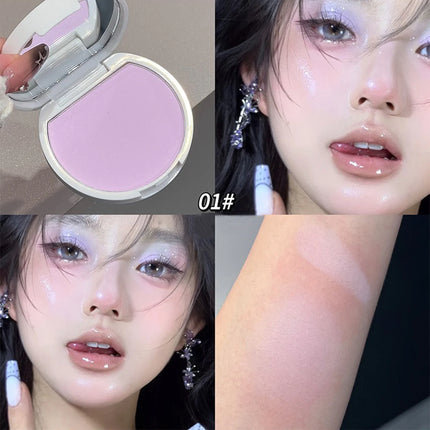 Monochrome Soft Mist Blush Highlights Cream Tangerine Peach Natural Apricot Nude Pink Cheek Purple-Blue Matte Brighten Makeup