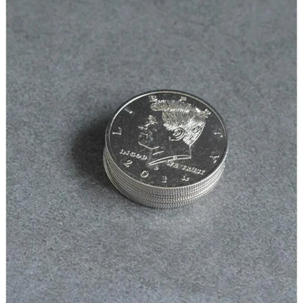 10pcs Super Thin Palming Coins (Half Dollar/Morgan) Magic Tricks Appearing/Vanishing Coin Magia Accessories Gimmicks Props Fun