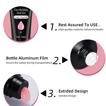 Gel Nail Polish Kit With UV Nail Lamp Electric Nail Drill Machine Soak OFF Gel Nail Kit Base&Top Coat Gel Polish Nail Tools Set