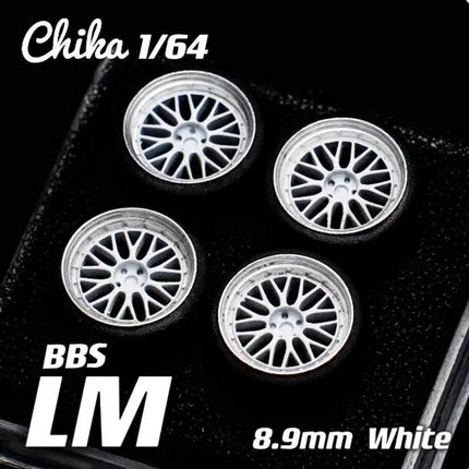 1/64 Chika Nabes Wheels or Brake Caliper 8.9mm 9.7mm 10.5mm Model Car Tires Rim Work S1 VSXX for 1:64 HW Tomy Mini GT Alloy Cars