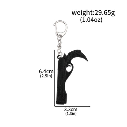 Game DMC Keychain Dante Sword Rebellion Awakening Keyring Nero Red Queen Keychains Weapon Pendant for Men Jewelry