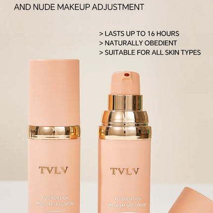 Long-lasting Matte Color-changing Foundation Liquid, Non-tarnishing, 4-in-1 Lightweight and Moisturizing Foundation Cream