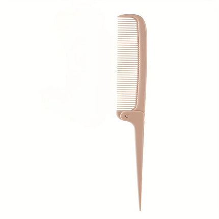 1pc Portable Folding Comb Anti-Static Portable Home,Travel Hair Comb Pocket Comb,Hair Styling Tool,Special For Real Hair Wigs