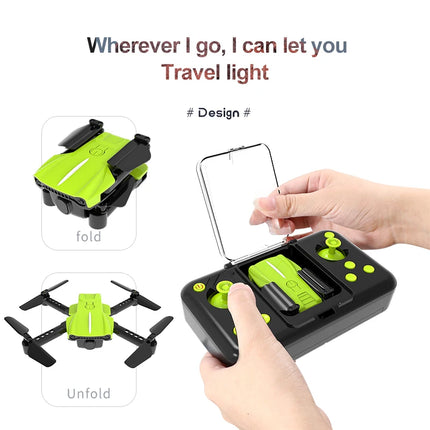 Newest K10 Mini Drone with HD Camera Pocket-Sized Foldable RC Quadopter for Kids Aerial Remote Aircraft with Avoidance Technolog