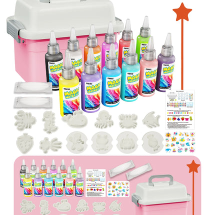 Fun Science Experiment Set, DIY Magical 3D Water Elf, Graffiti Painting Floating Toy