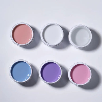 MSHARE Liquid Acrylic Gel Acrygel TPO Free Builder Nail Gel For Nails Extension Constuction Self Level Soak Off UV LED Gel Jar