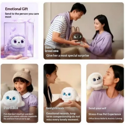 Ropet KAMOMO AI Pet Emotional Companionship Bionic Interaction Smart Robot Electronic Toy Desktop Pets Children's Kid Gift