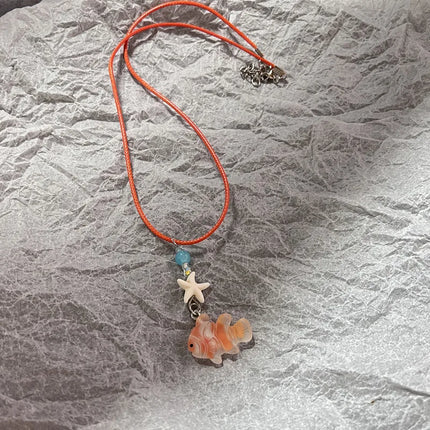 Korean Exquisite Retro Flower Love Heart Beaded Necklace For Women Personality Simple Cool Clavicle Chain Fashion Y2K Jewelry