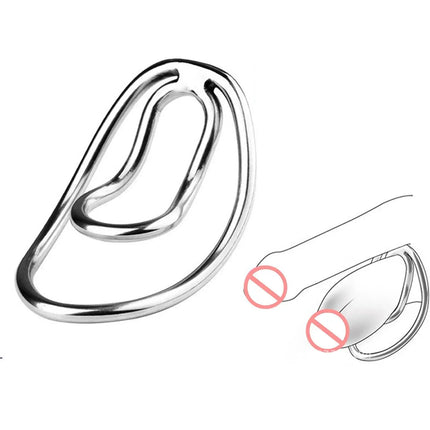 Male Enlarger Stretcher Tension Traction Correction Men Penis Extender Enlarger Device Bending 18+ Toy Sex Penis for Clamp Metal