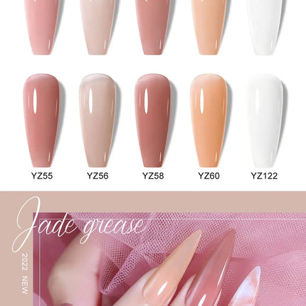 Clou Beaute 15ml HEMA TPO FREE Color Gel Nail Polish Nude Pink Red Green Collection Nail Gel Polish Glitter Soak Off UV LED Gel