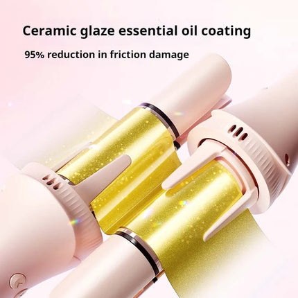 Automatic Curling Iron Cold Air Styler Roller Hair Curler Wand Instant Curling Tool Beauty Salon Hairstyling