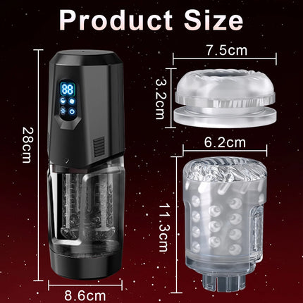 APP Remote Control Male Masturbator Penis Pump Sex Toys for Men Pussy with 7 Thrusting 7 Rotating 7 Sucking Masturbator Pumps