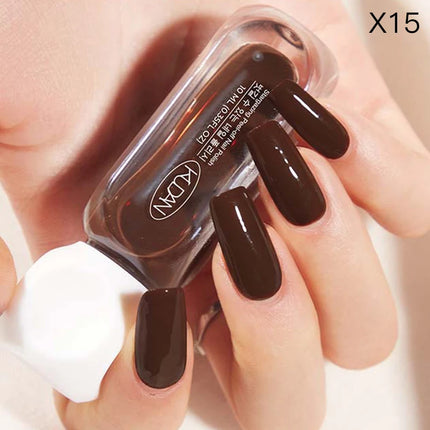 1PC 10ml Glass Bottle Water-Based Peel Off Nail Polish For Nails Colorful Chrome Varnish  Nail Art DIY Manicure No Need Lamp