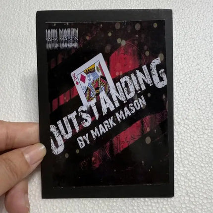 Outstanding By Mark Mason Gimmicks Close Up Magic Tricks Card Deck Props Funny Magician Magia Props Illusions Close Up Street