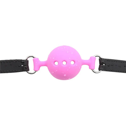 New All Silicone Mouth Gag Breathable Ball Gag Adjustable Belt Mouth Sex Toys for Adult SM Games Sexy Shop Erotic Accessories
