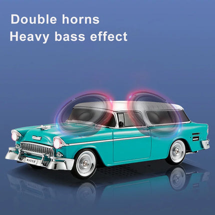 Wireless Bluetooth Speaker for PC Classic Car Shaped HIFI Boombox Support Fm Radio U Disk TF Card AUX Special Gifts Caixa De Som