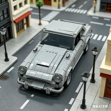 Classic Retro Vehicle Building Blocks Model Set  Building Blocks Technique Car MOC Educational Construction Toys for Adults Kids