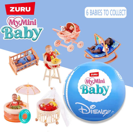 ZURU My Mini Baby Surprise Ball Mini Doll Collectible Mystery Capsule Toy   Miniature Collectibles Cute Baby Doll