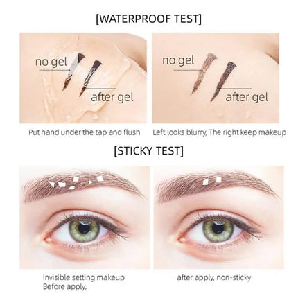 Transparent Eyebrow Eyelash Styling Cream Slim Natural Eyebrow Styling Gel Lasting Thick Mascara Waterproof Liquid Lashes Makeup