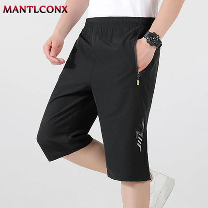 Summer New Loose Shorts Men Breathable Quick Dry Elastic Waist Board Short Pants Fashion Jogging Men Shorts Running Gym Fitness