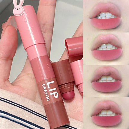 4-Color Matte Velvet Mist Lipstick, 1Pc Waterproof Non-Stick Cup Long-Lasting Wear Lipstick For Women
