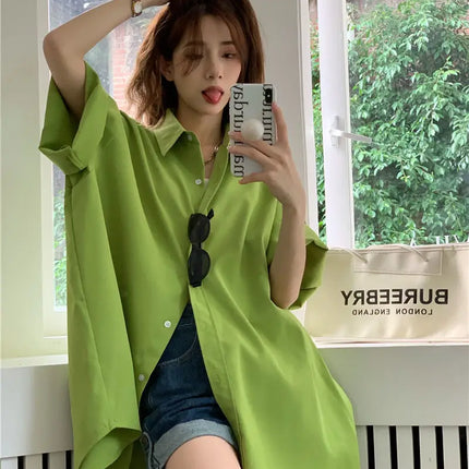 XEJ Elegant and Youthful Women's Blouses Oversize Shirts Women's Summer Clothing Spring 2022 Short-Sleeve Youth Blouses