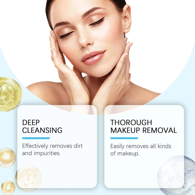 Makeup Removal Oil Dissolve Removes Facial Cosmetic Deep Clean Impurity Grease Moisturizing Brightening Hydrating Cleansing Oil