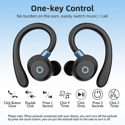 2025 new K09 wireless headset earbuds, music mini earbuds, touch in-ear sports earbuds, suitable for Android and iPhone