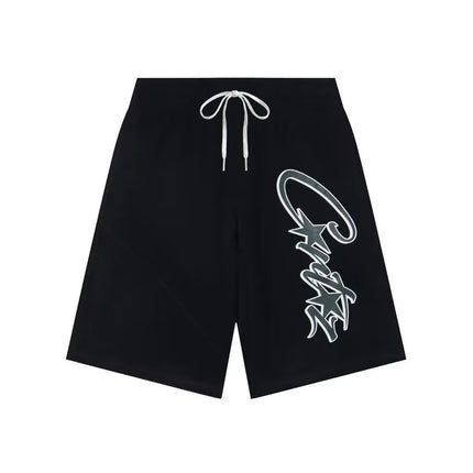 2026 Summer Y2K Harajuku Street Fashion Letter Print Shorts Fashion High Street Loose Couple Basketball Short Causal Pants