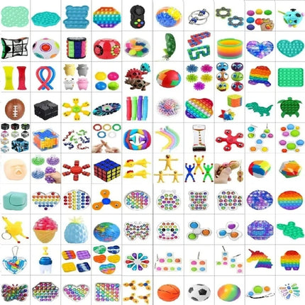 1pcs Random Fidget Toys Mystery Gifts Pack Surprise Box 300 Different Fidget Set Antistress Relief Toys for kids