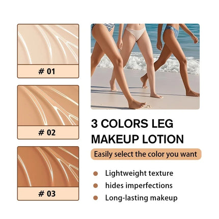 All-in-One Leg Perfector Lotion 118ml - 3 Shades with SPF 30, Waterproof, Long-Wear to Conceal & Smooth Skin Flawlessly.
