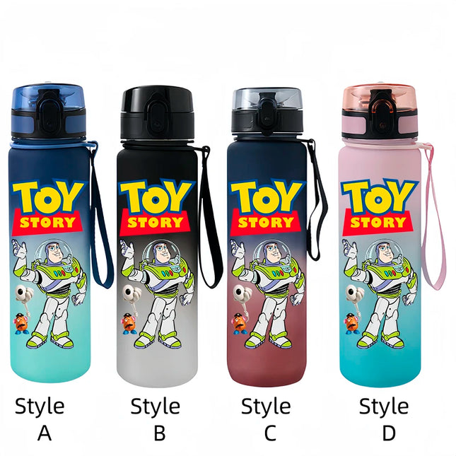 Toy Story Cartoon Drinking Glasses Woody Portable Cup Outdoor Sports Water Bottle Drinking Cup Cartoon Plastic Frosted Kettle