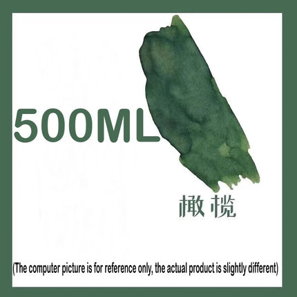 500/50ml 24 Colors Fountain Pen Ink Dip Pen Bottled Ink Refill Cartridge Writing School Supplies Stationery For JINHAO HONGDIAN