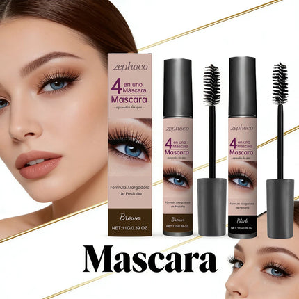 Waterproof Mascara Black Brown Long Lasting Curling Sweatproof Thickening Smudge Proof Eyelash Enhance Cosmetics Daily Makeup