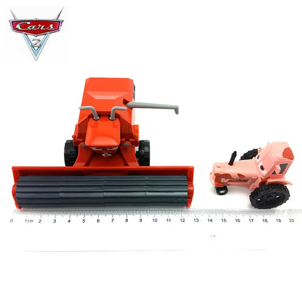 Original Pixar Cars 3 Farm Cars Bulldozer Frank Harvester Tractor  Diecast Toys Car Christmas Gift Toys for Children