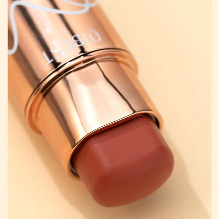 6 Colors Cream Blush Stick Waterproof Long Lasting Cheek Lip Eye Makeup Blendable Natural Flush For Women Daily Use