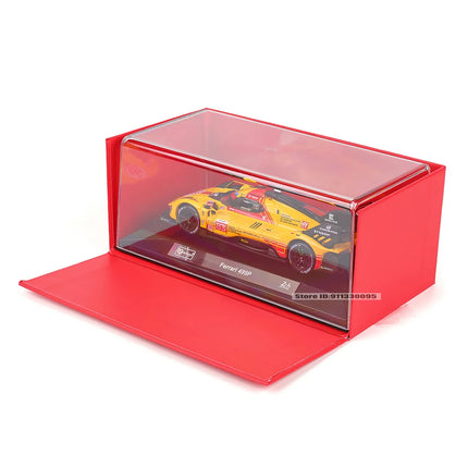 Bburago 1:43 Le Mans Ferrari 499P 2024 488 250 512 Alloy Luxury Vehicle Diecast Pull Back Cars Model Toy Collection Gift