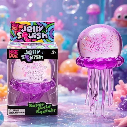 Schylling Needoh Fuzz Ball Jellyfish Squishy Blind Box Soft Stress Relief Squishies Toy Cute Relaxing Squeeze Sensory Toy ******
