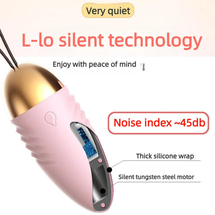 9.2cm Silicone Vibrating Egg Wireless Remote Control Vibrators Vaginal Masturbation G Spot Stimulating Massager Women Sex Toys