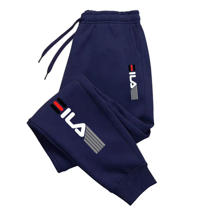 Men's autumn and winter trendy casual pants, jogging pants, elastic waisted sports casual pants, loose fitness sweatpants