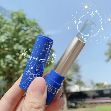 Princess Crystal Temperature Change Moisturizing Lipstick Star Brilliant Jelly Shinny Lip Balm Long-lasting Lip Oil Care Makeup