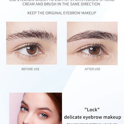 NICEFACE Eyebrow Styling Gel Waterproof Transparent Eyebrow Wax Set Brow Gel For Eyebrow Long-lasting Makeup Eyebrow Sculpt Soap